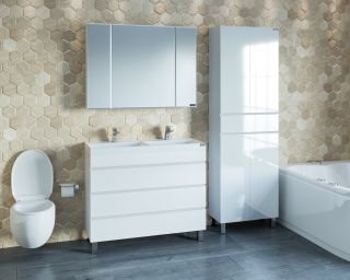 Пенал СанТа Марс 700167 60см белый